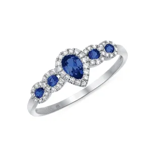 Divine Blue Sapphire Ring