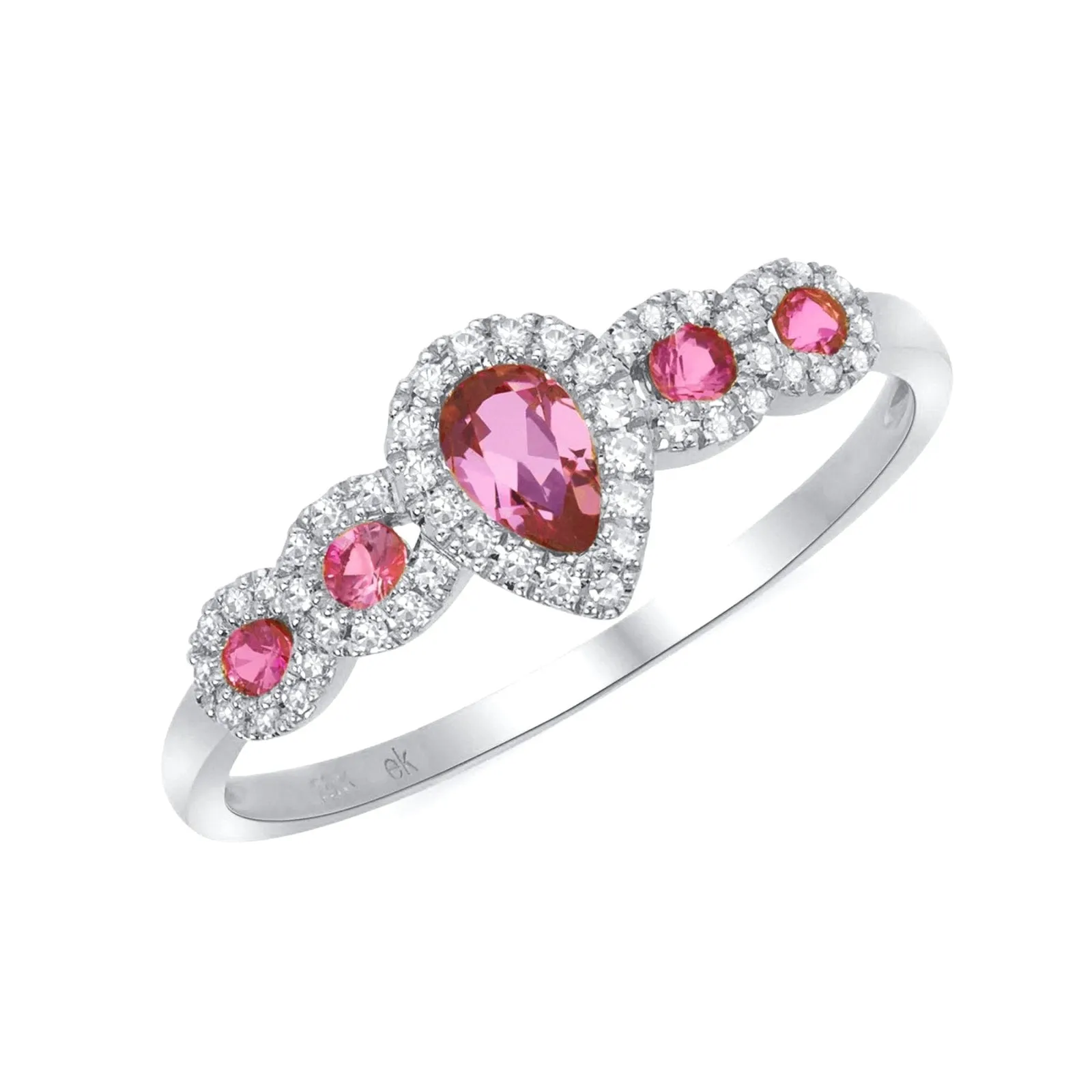 Divine Pink Sapphire Ring
