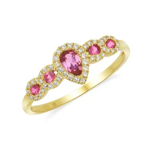 Divine Pink Sapphire Ring
