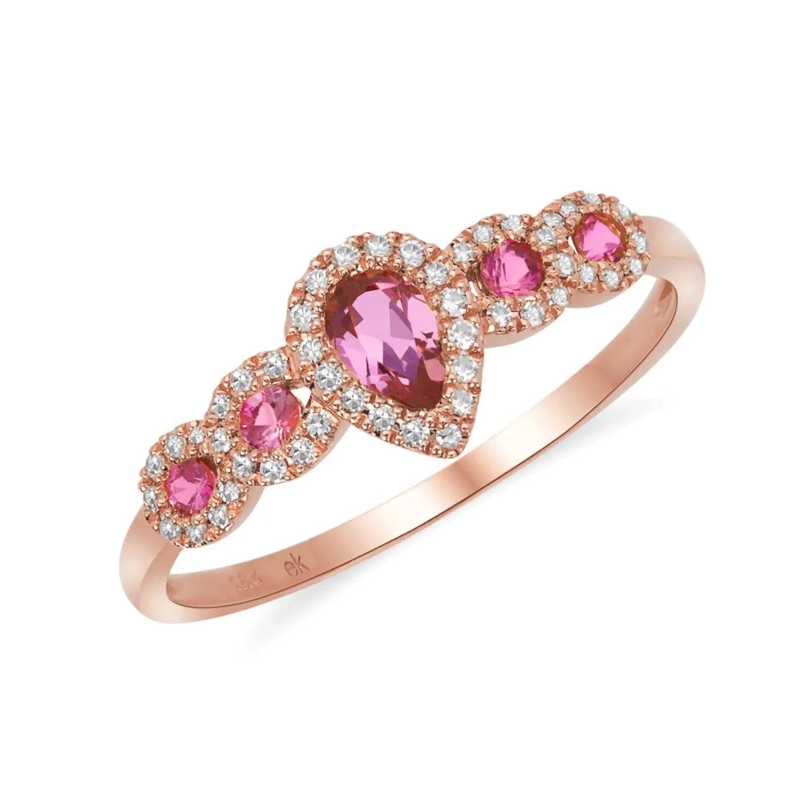 Divine Pink Sapphire Ring