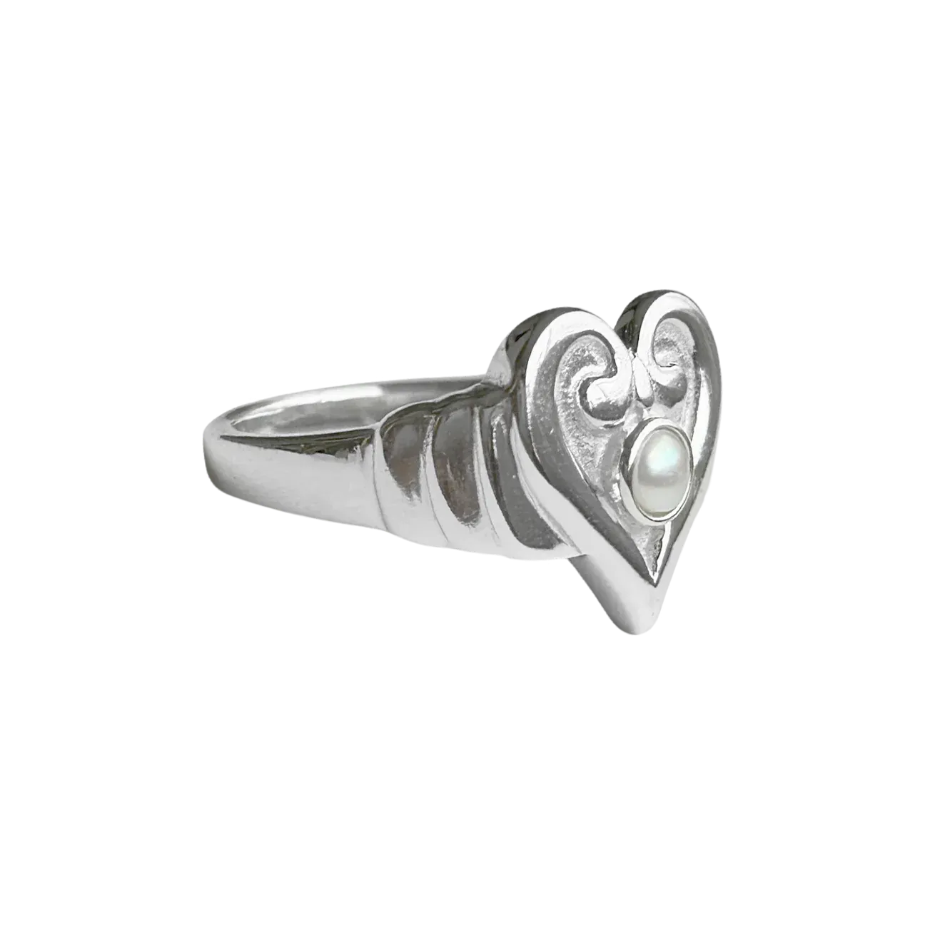 Dolly Silver Ring by Mountain and Moon