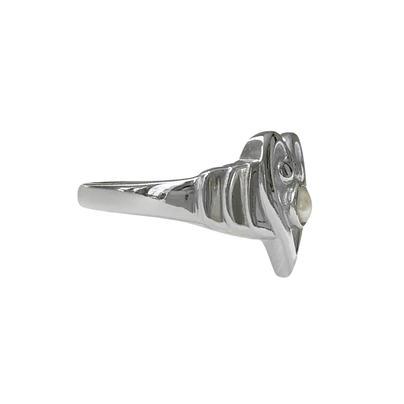 Dolly Silver Ring by Mountain and Moon