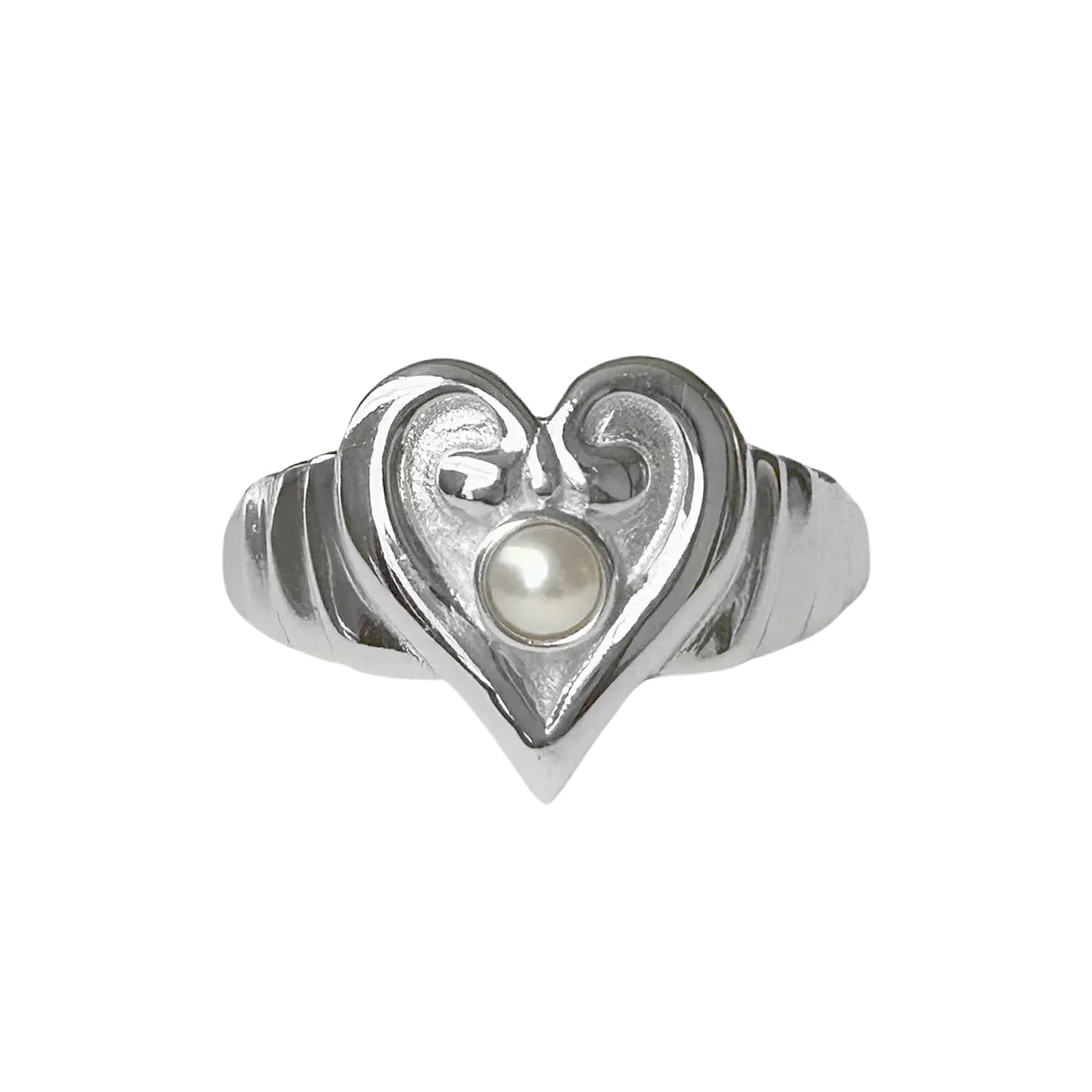 Dolly Silver Ring by Mountain and Moon