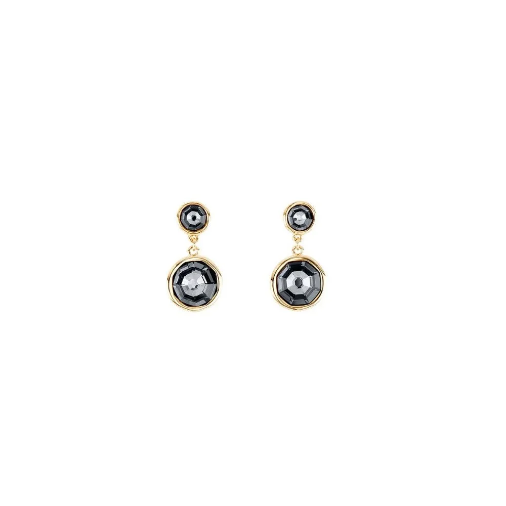 Double Trouble earrings, gold