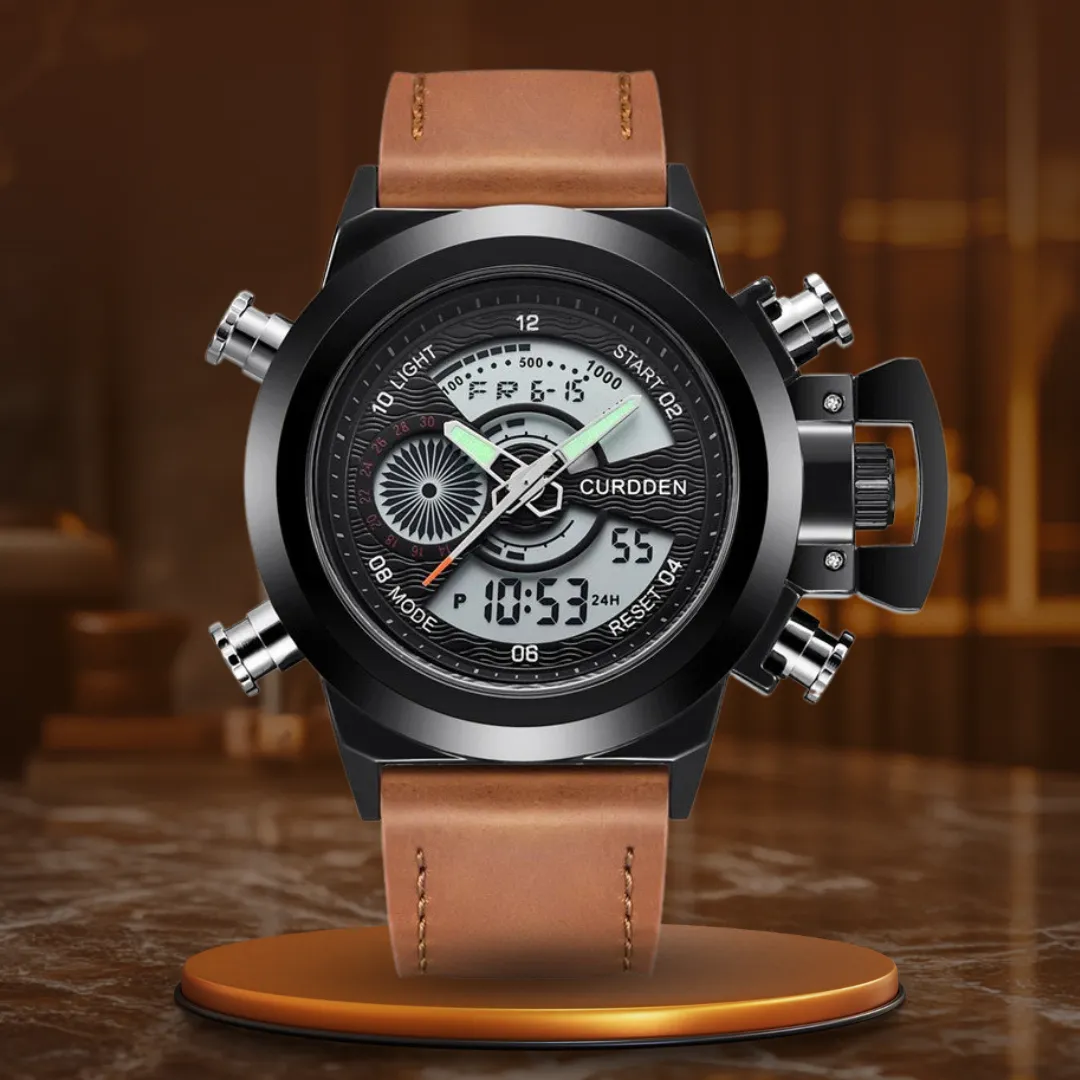 DUAL TIME FASHION CHRONOGRAPH | Stylish Dual-Time Function