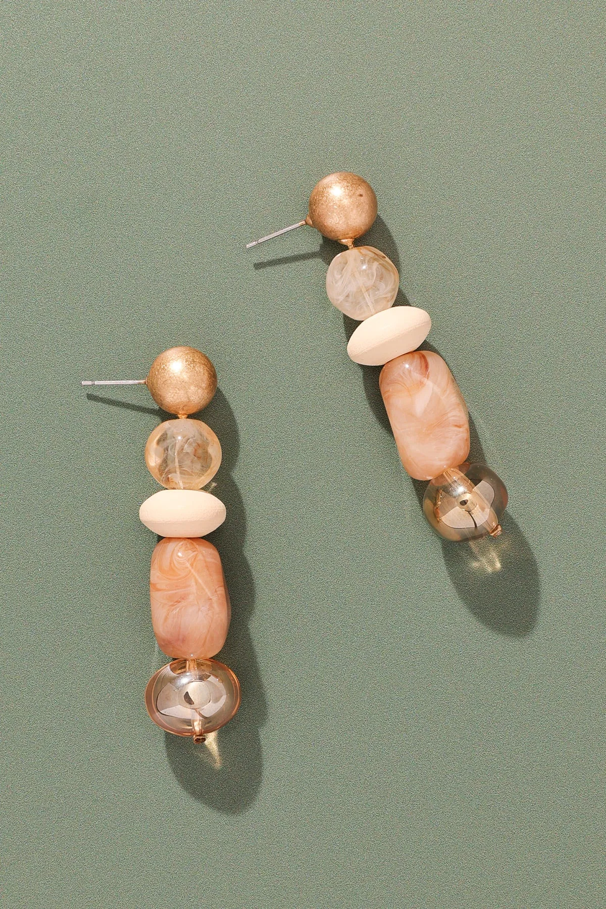 Earth Tone Drop Earrings
