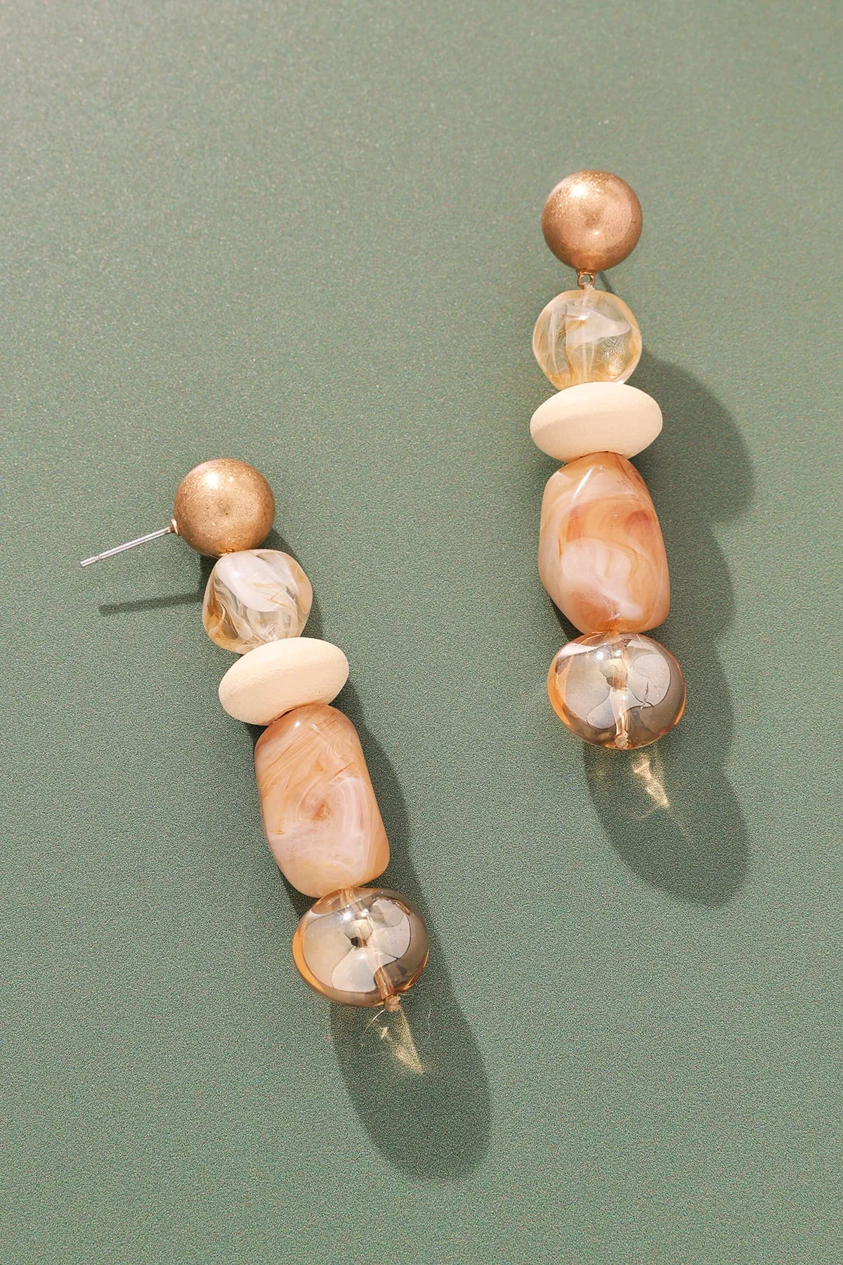 Earth Tone Drop Earrings