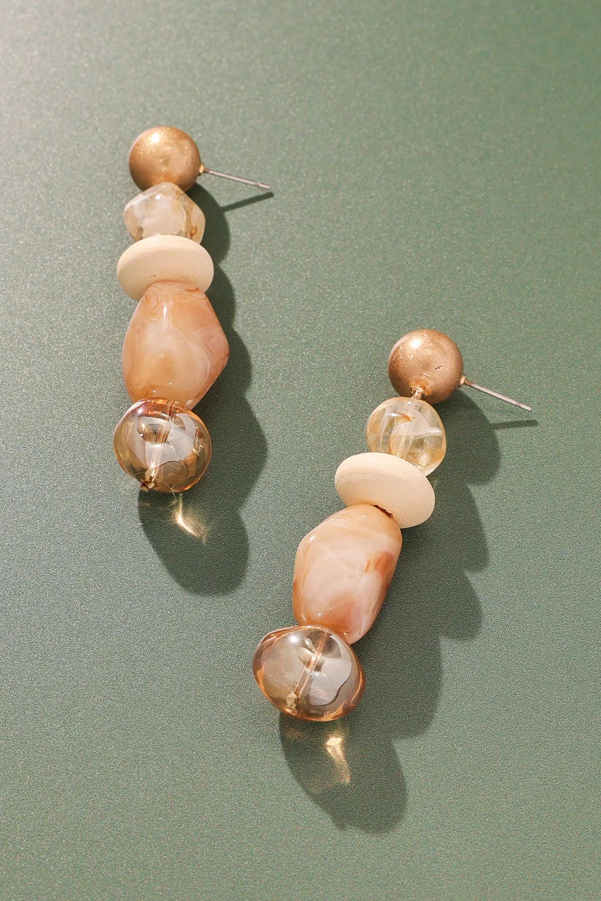 Earth Tone Drop Earrings