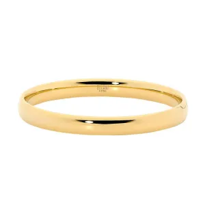 Ellani Gold Plated Stainless Steel Bangle SB151G