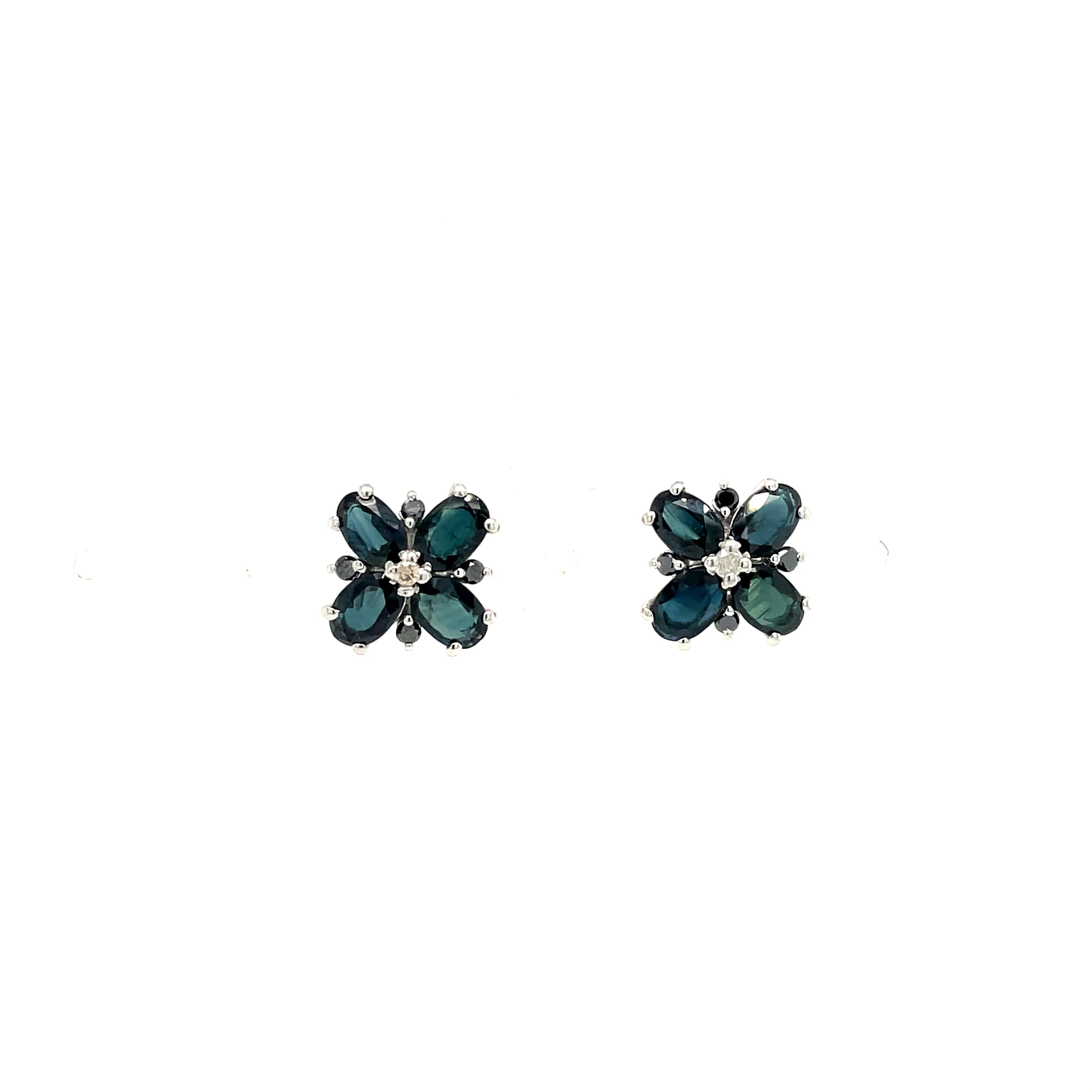 Emerald Earring in .925 Sterling Silver - KST 54995