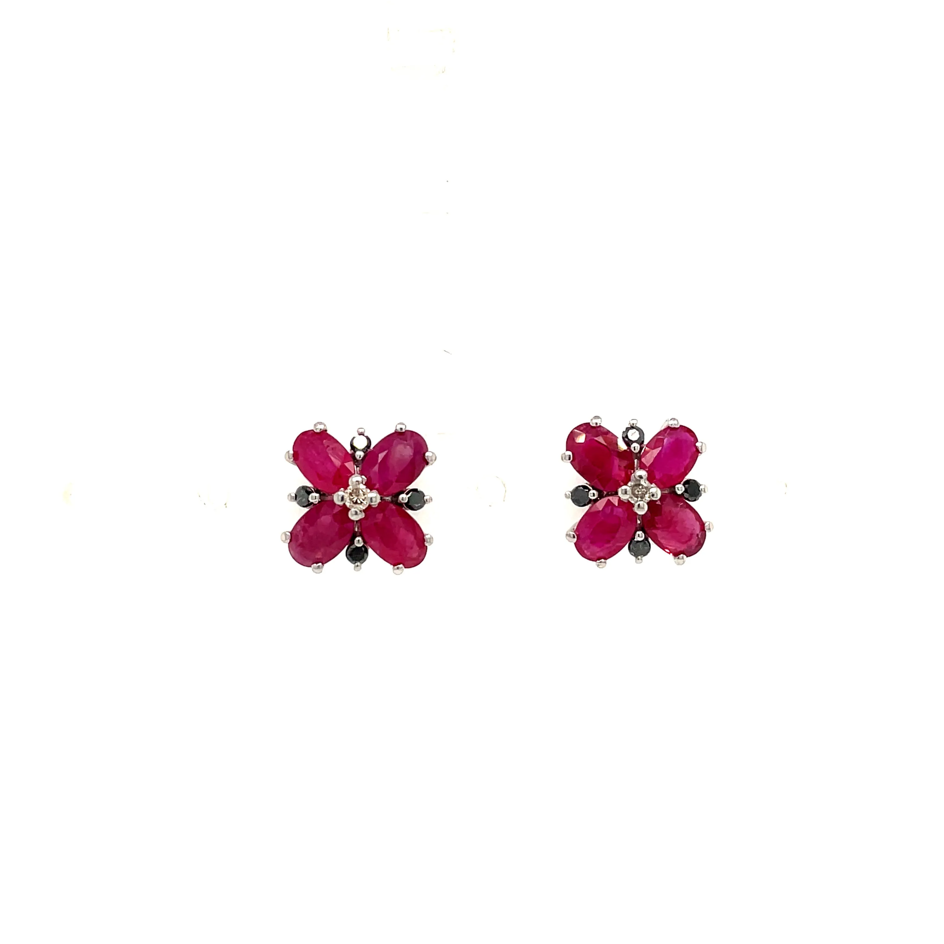 Emerald Earring in .925 Sterling Silver - KST 54995