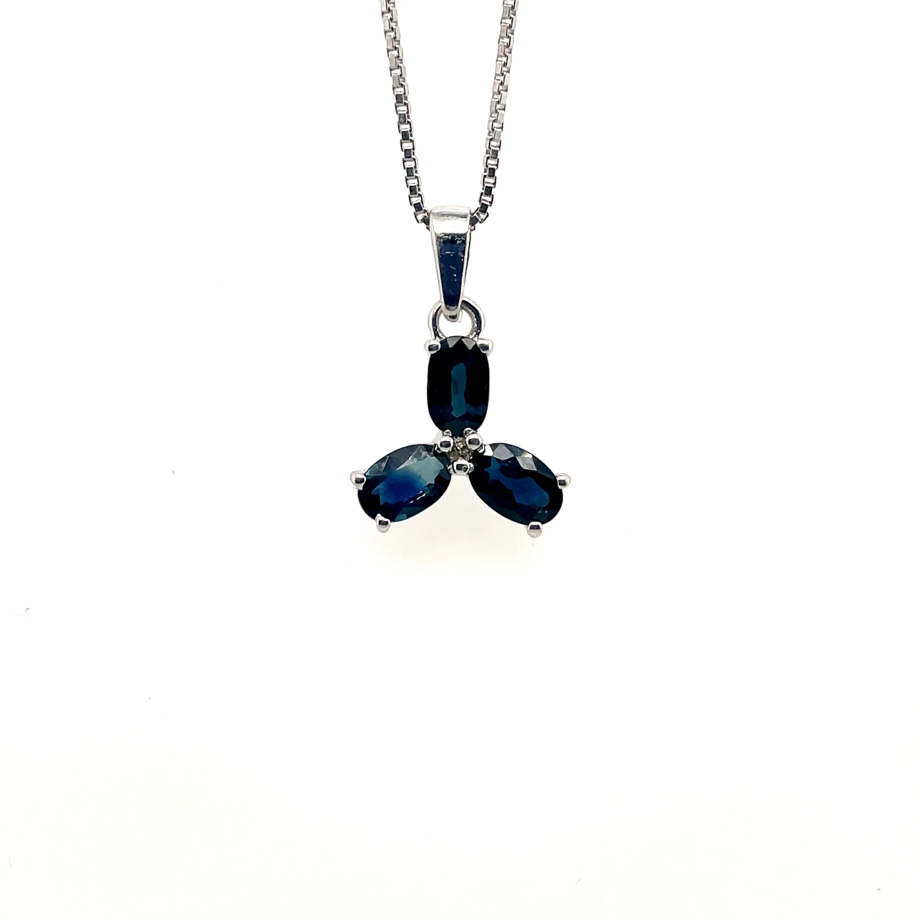Emerald Pendant  in .925 Sterling Silver - KSP 30488