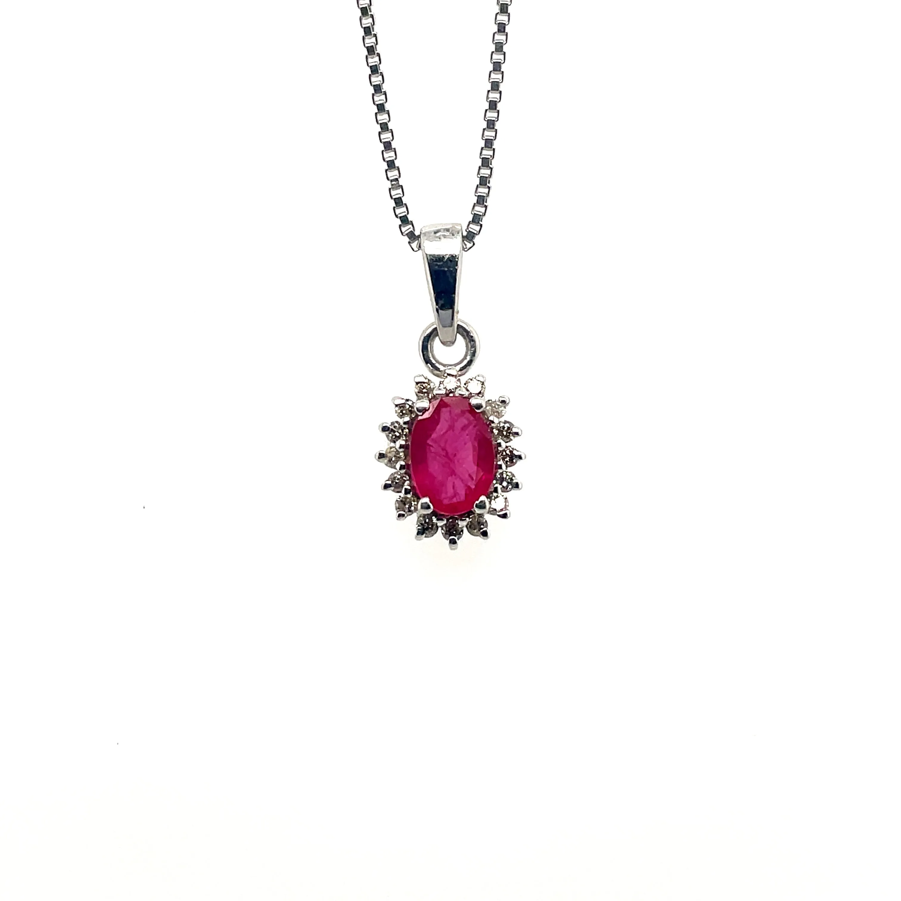 Emerald Pendant  in .925 Sterling Silver - KSP 36829