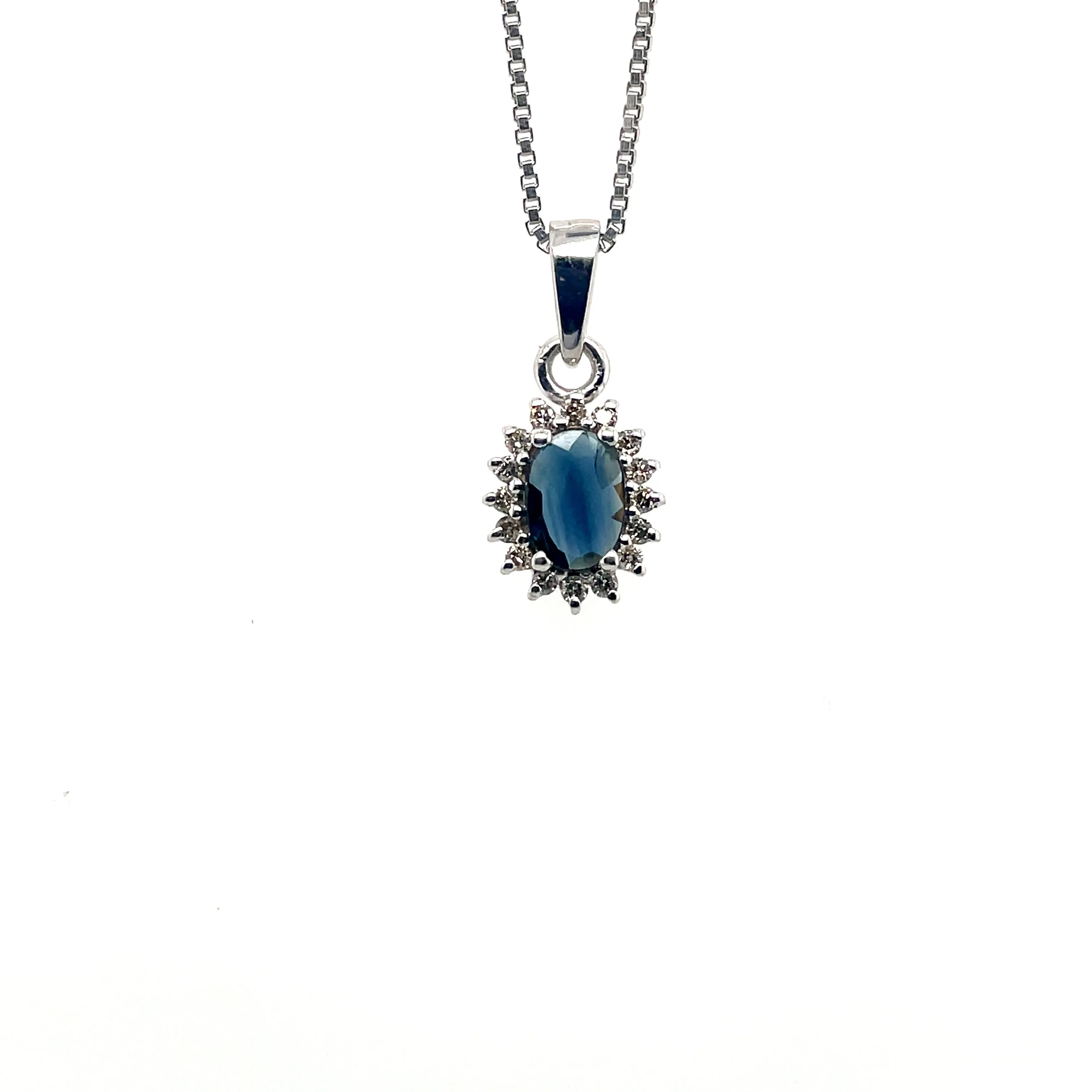 Emerald Pendant  in .925 Sterling Silver - KSP 36829