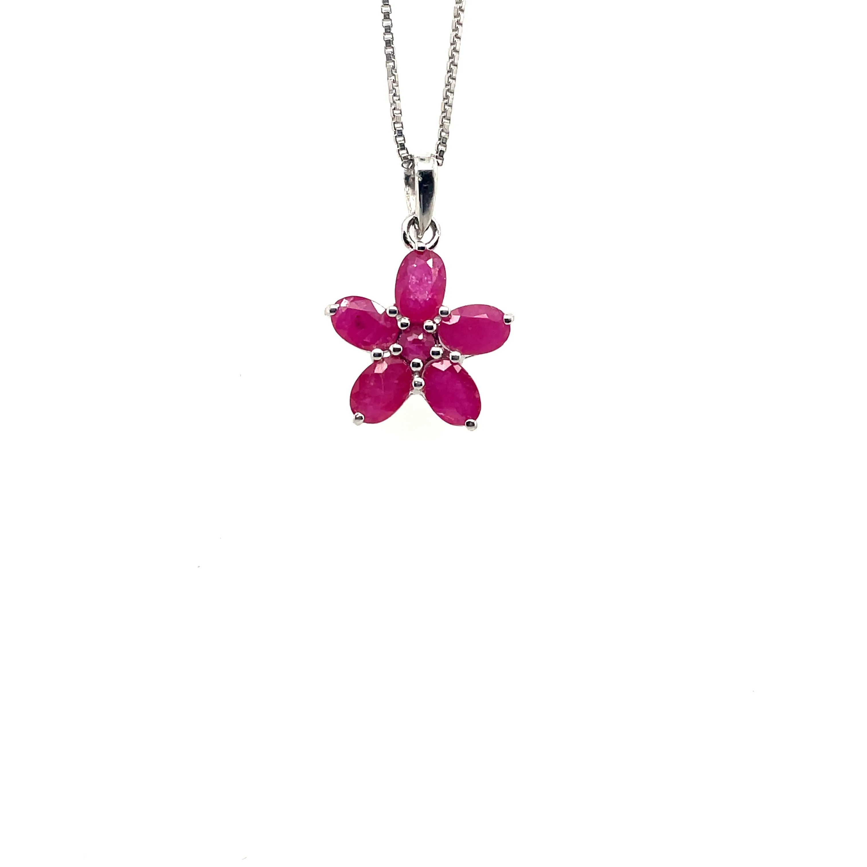 Emerald Pendant  in .925 Sterling Silver - KSP 37614