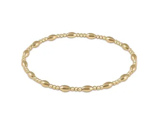 Enewton Harmony Sincerity Pattern 2mm Bead Bracelet Gold