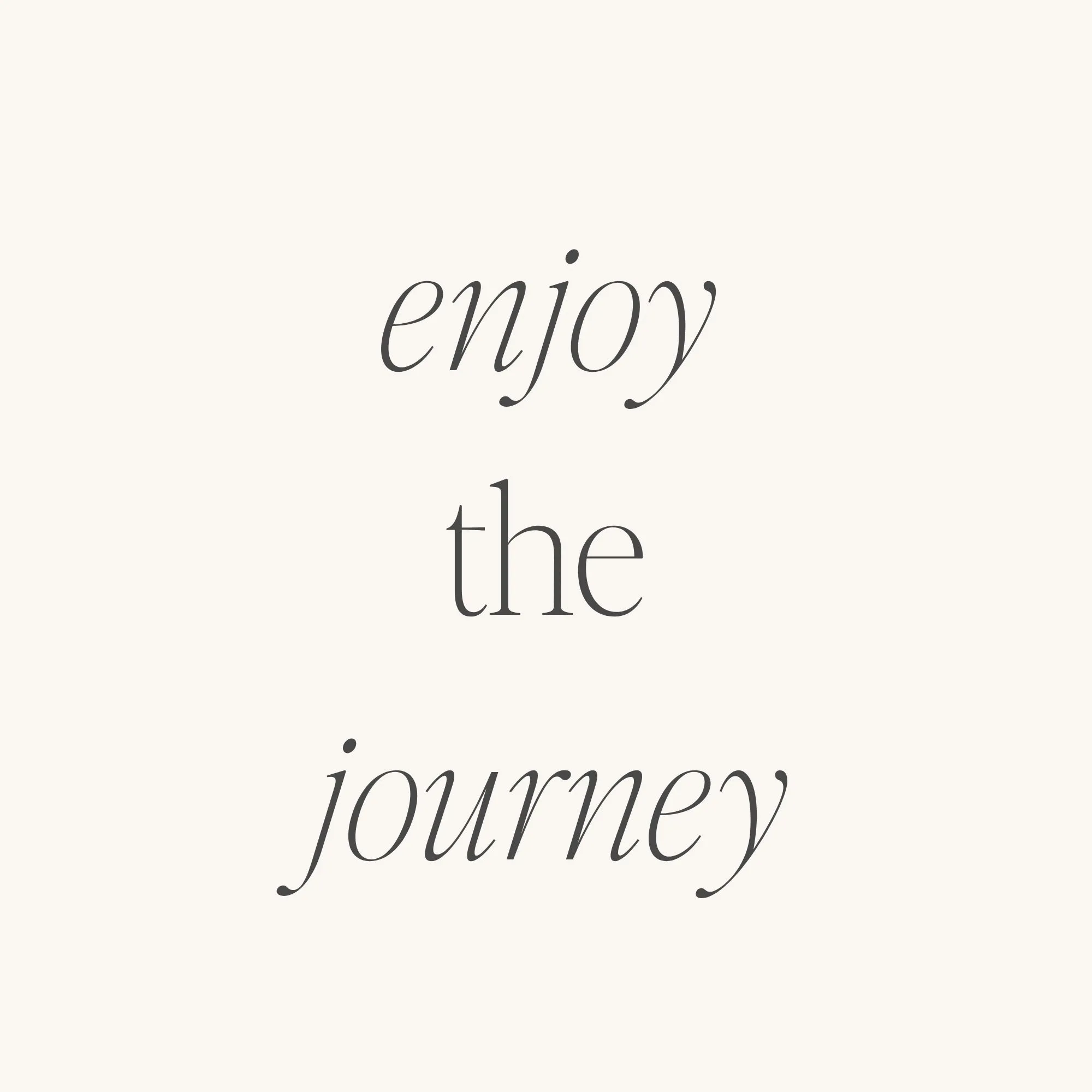 Enjoy The Journey (within)