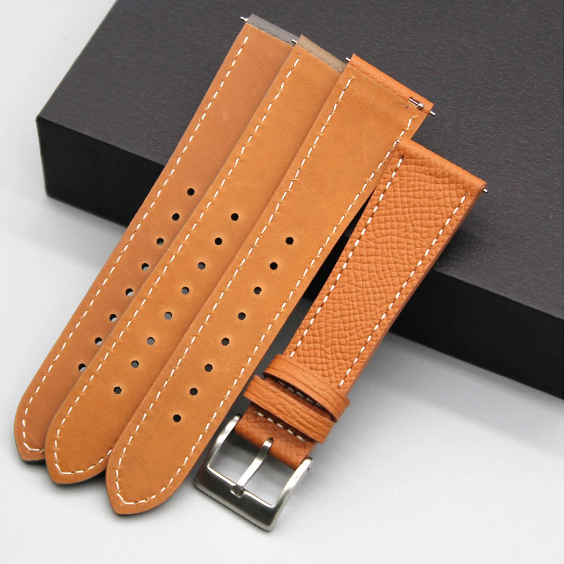 Epsom Leather - Rhino Grey