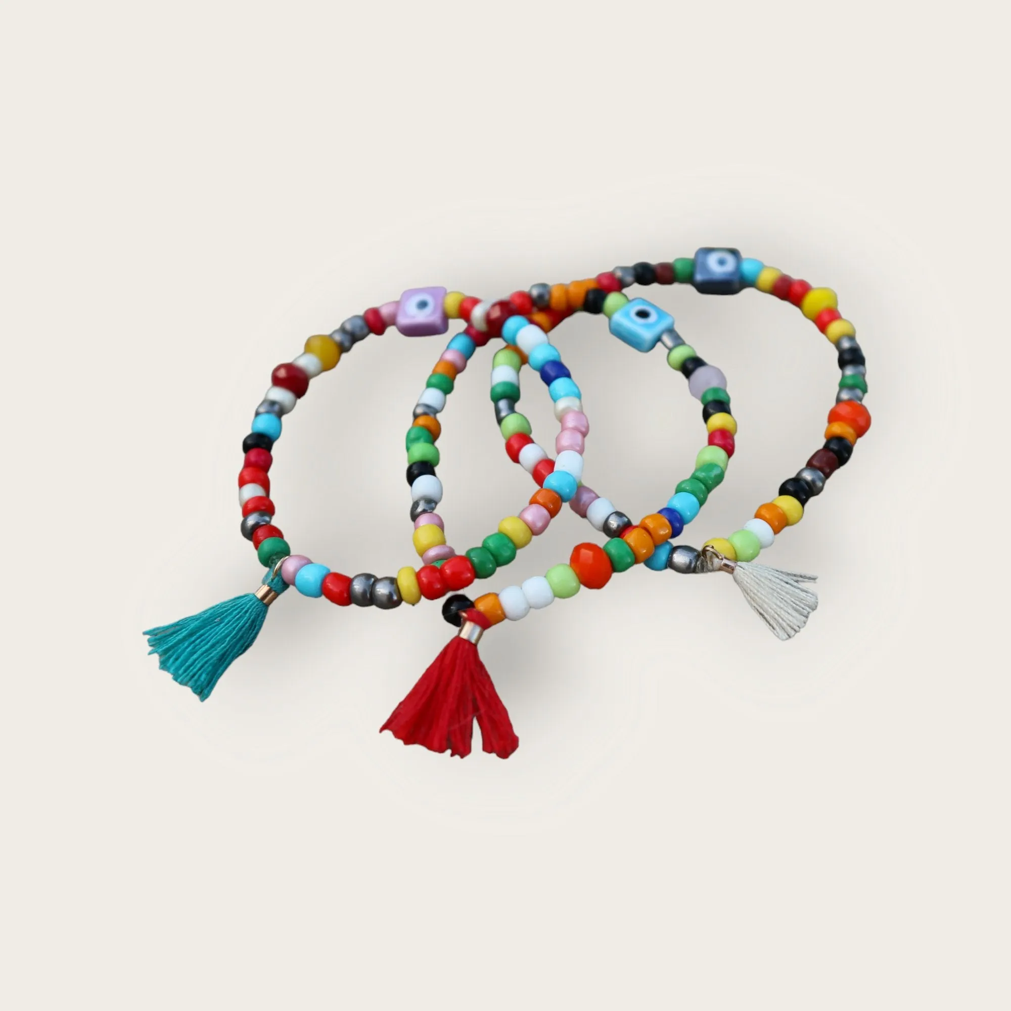 Evil Eye Bracelets-Set of 3