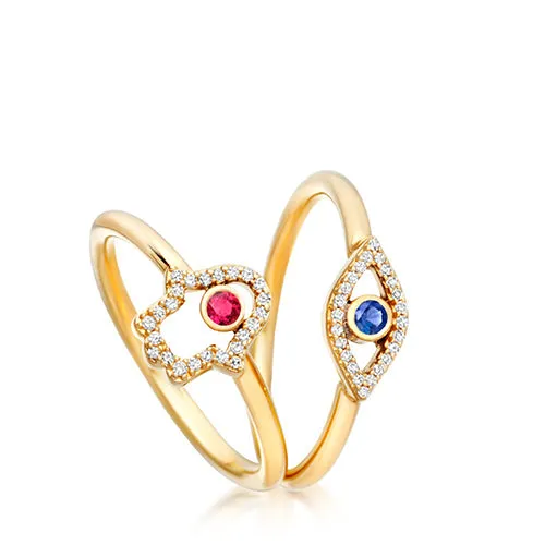 Evil Eye Fine Biography Ring
