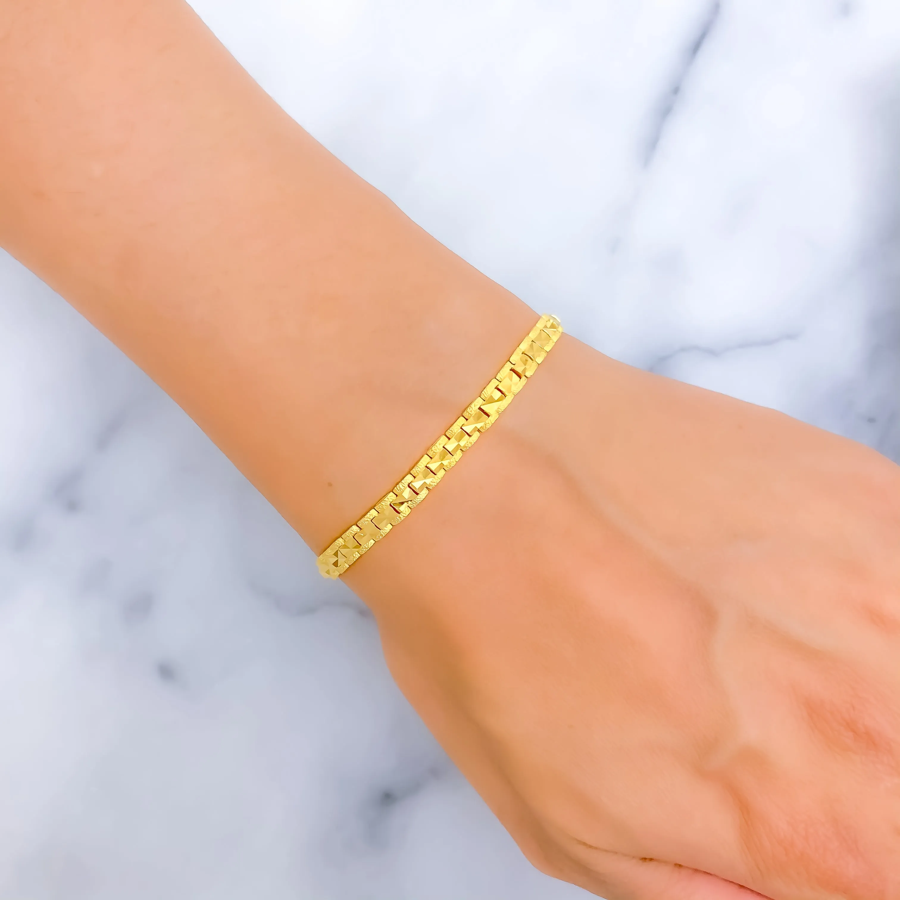 Exquisite Charming 22k Gold Bracelet - on hold for bill