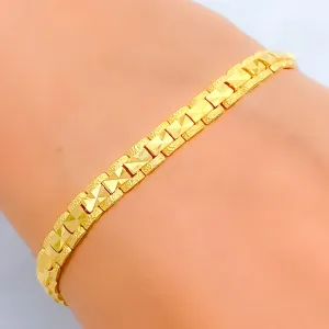 Exquisite Charming 22k Gold Bracelet - on hold for bill
