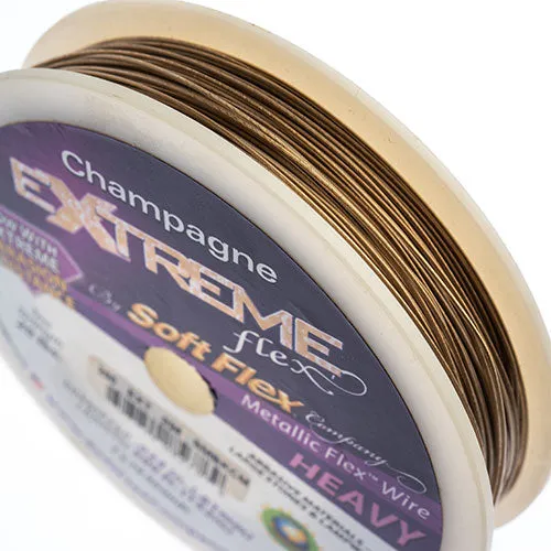 Extreme Flex Wire .024 Diameter 19 Strand Champagne