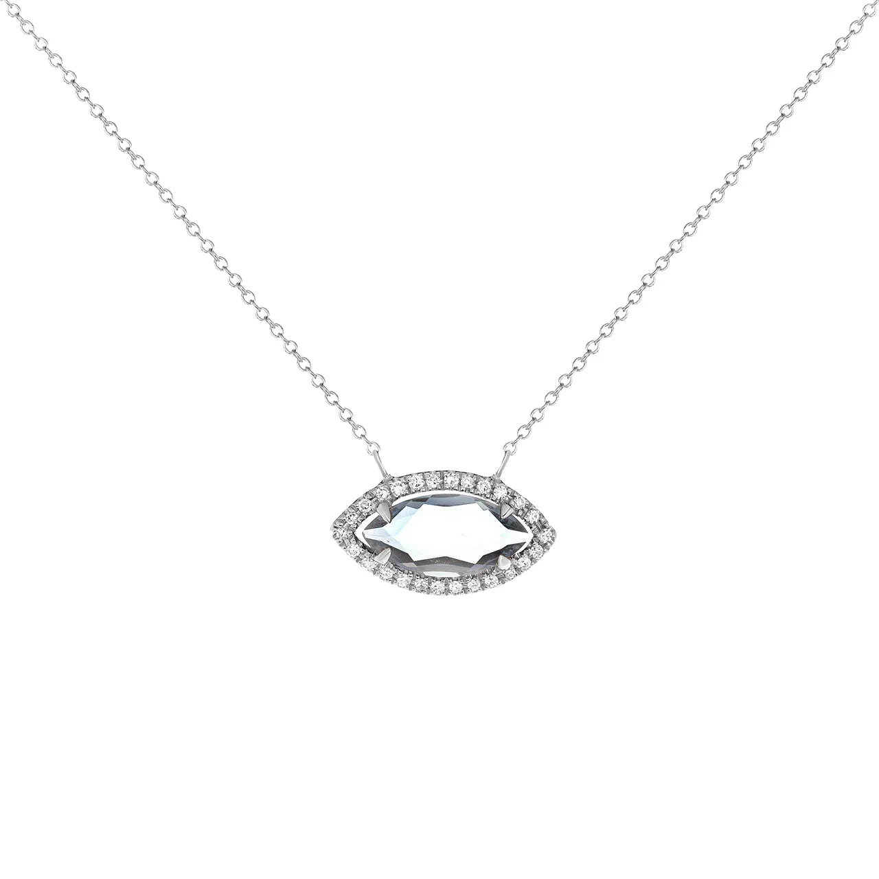 Eyelight Swiss Blue Topaz Necklace