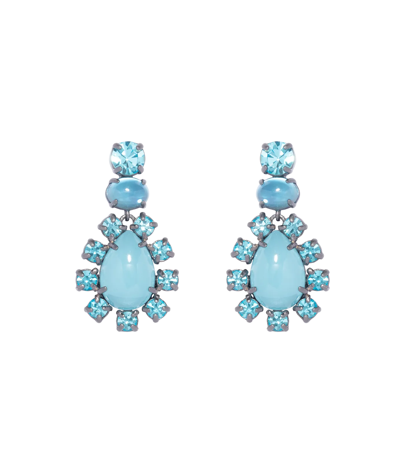 Fabienne Aqua Drop Earring