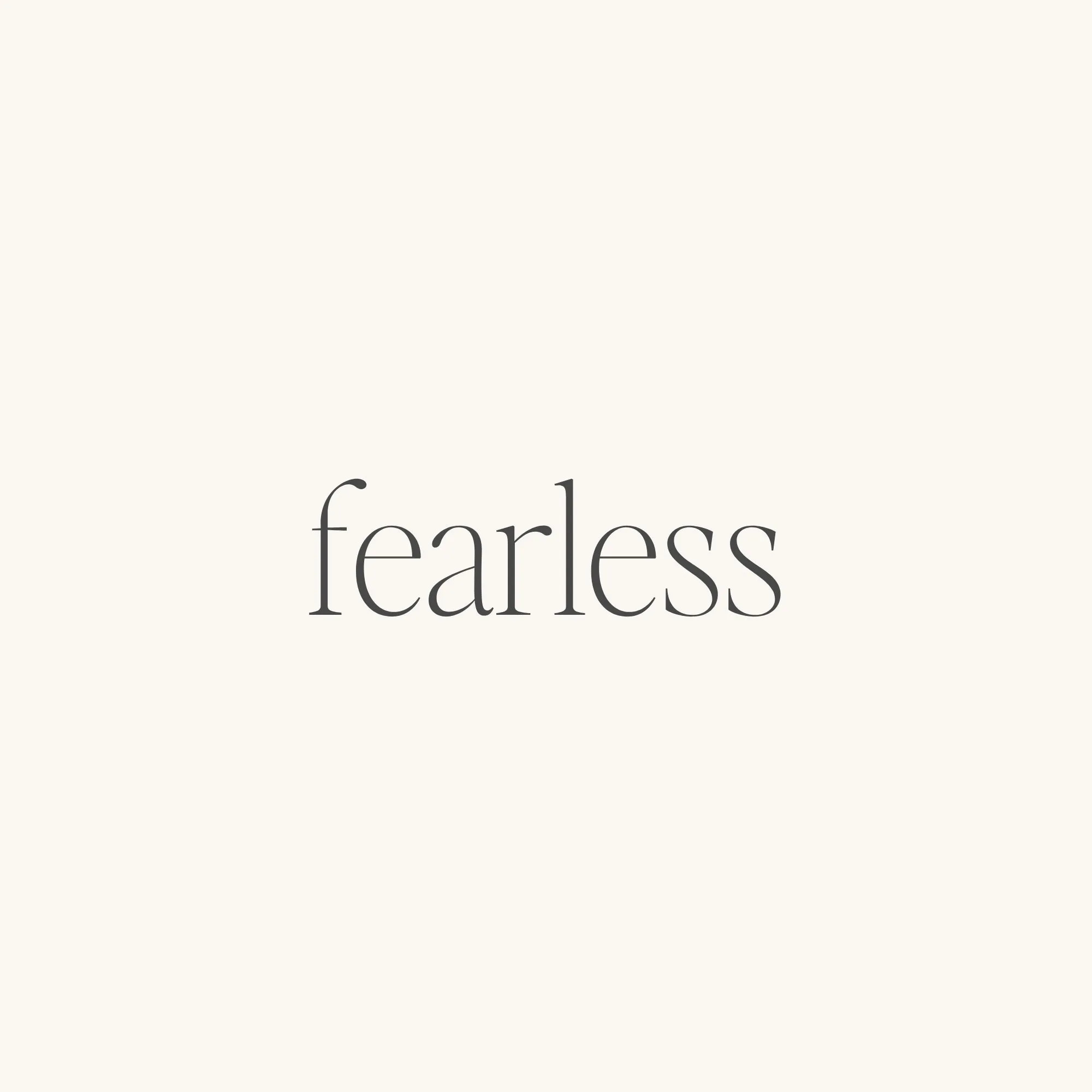 Fearless