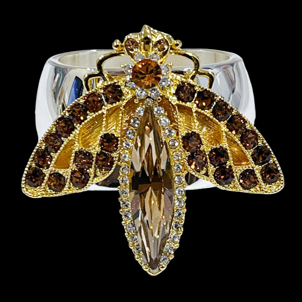 Firefly Napkin Ring Featuring Premium Crystals | Sets of 4