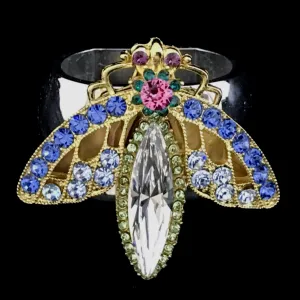 Firefly Napkin Ring Featuring Premium Crystals | Sets of 4