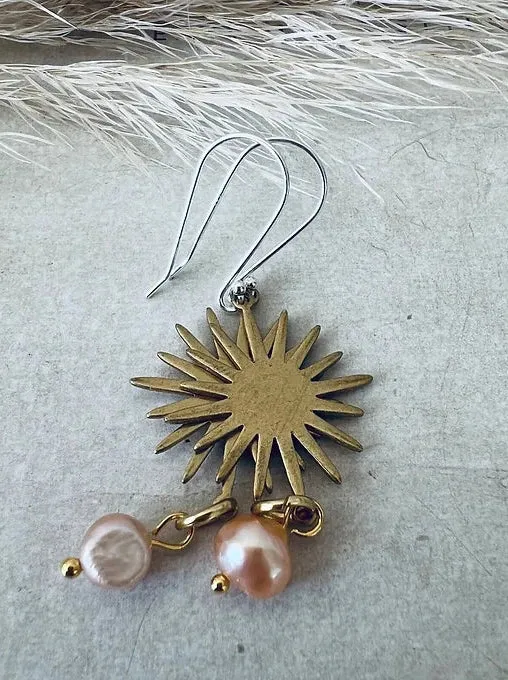 Firework Pearl Earrings