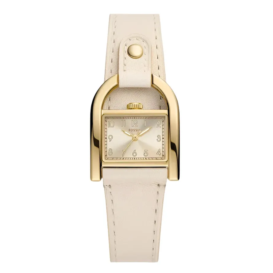 Fossil Harwell Ladies Three-Hand Nude LiteHide™ Leather Strap Watch