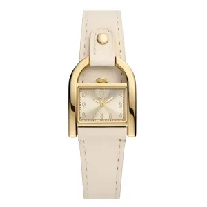 Fossil Harwell Ladies Three-Hand Nude LiteHide™ Leather Strap Watch
