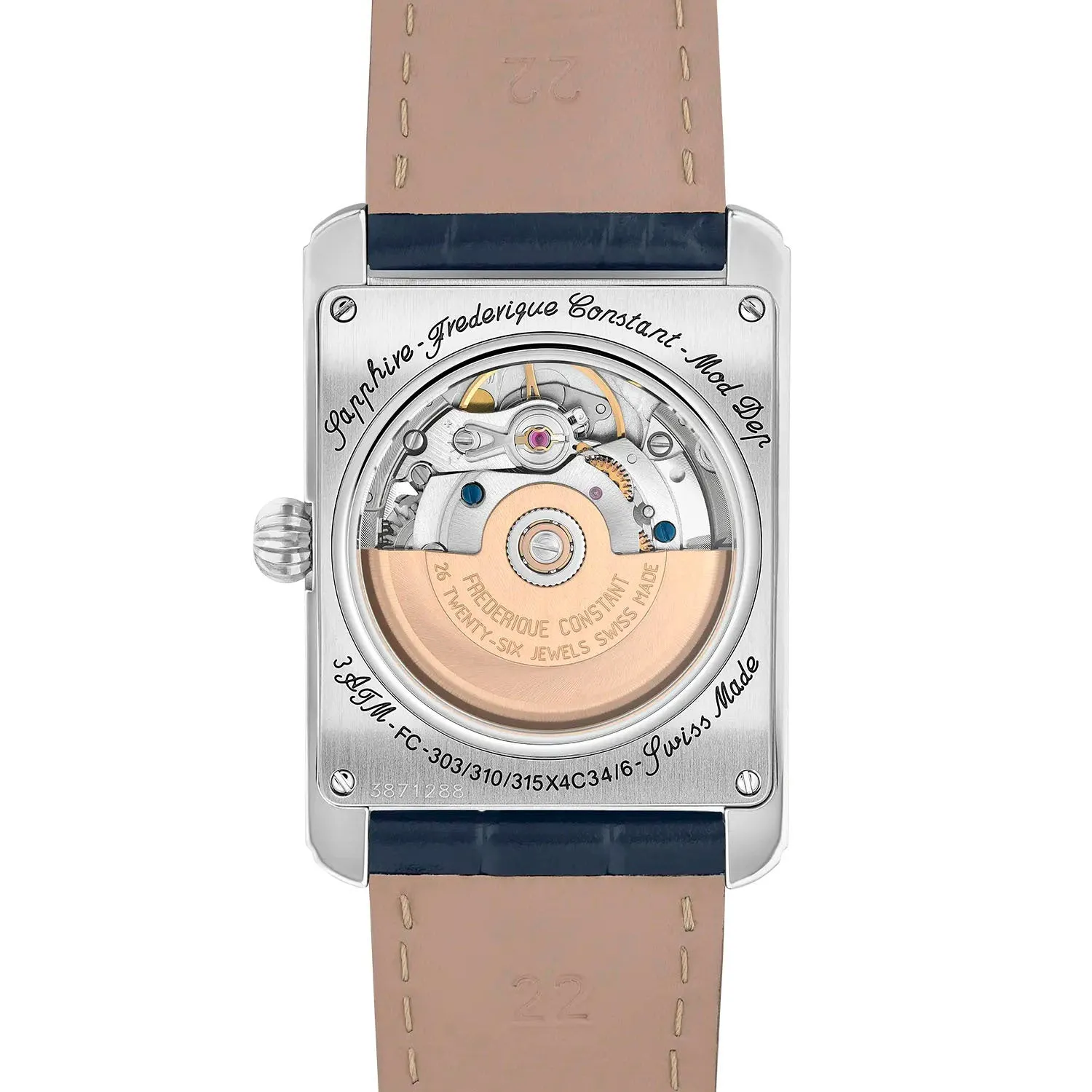 Frederique Constant Classics Carree Heart Beat Automatic – FC-311N4C6