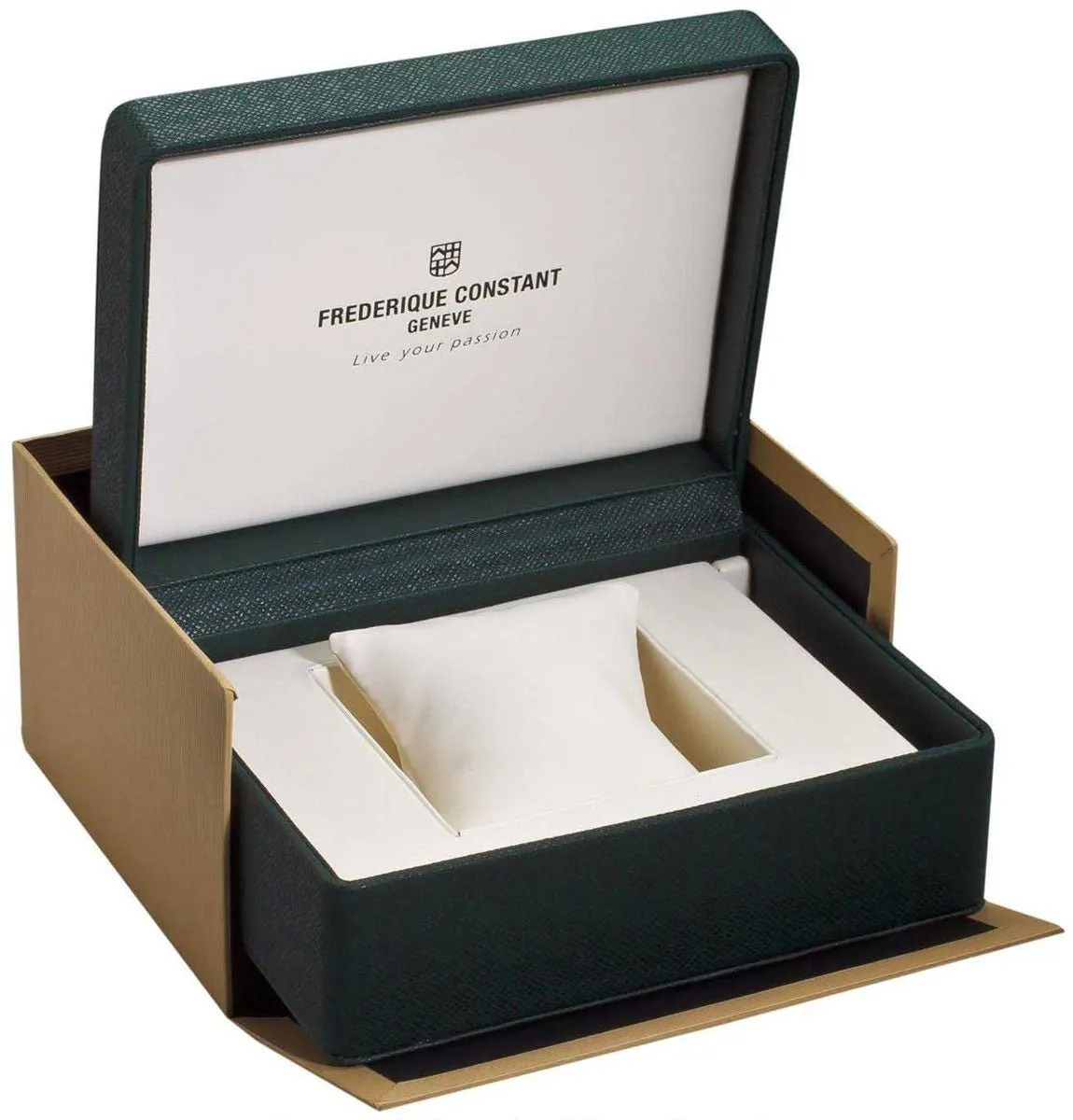 Frederique Constant Slimline Stainless Steel Mens Strap Watch Black Dial FC-200G5S36