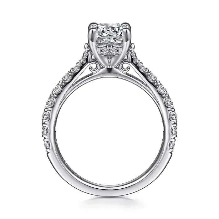 Gabriel & Co. Round Diamond Engagement Ring ER12292R4W44JJ