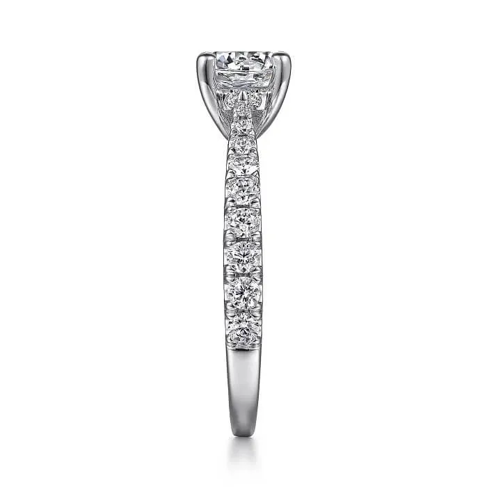 Gabriel & Co. Round Diamond Engagement Ring ER12292R4W44JJ