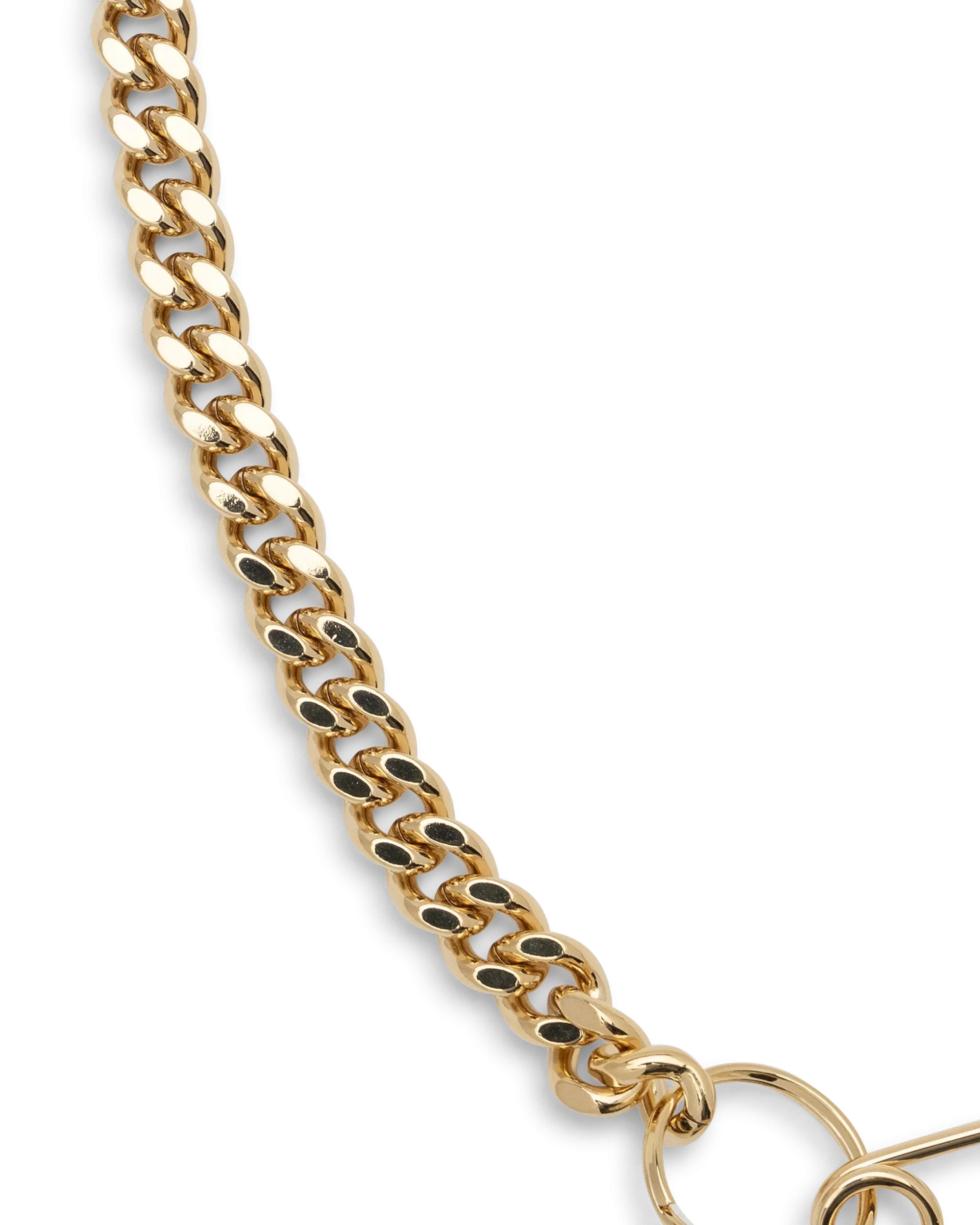 Gaultier Safety Pin Necklace
