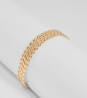 Gleaming Chic Beaded Bracelet