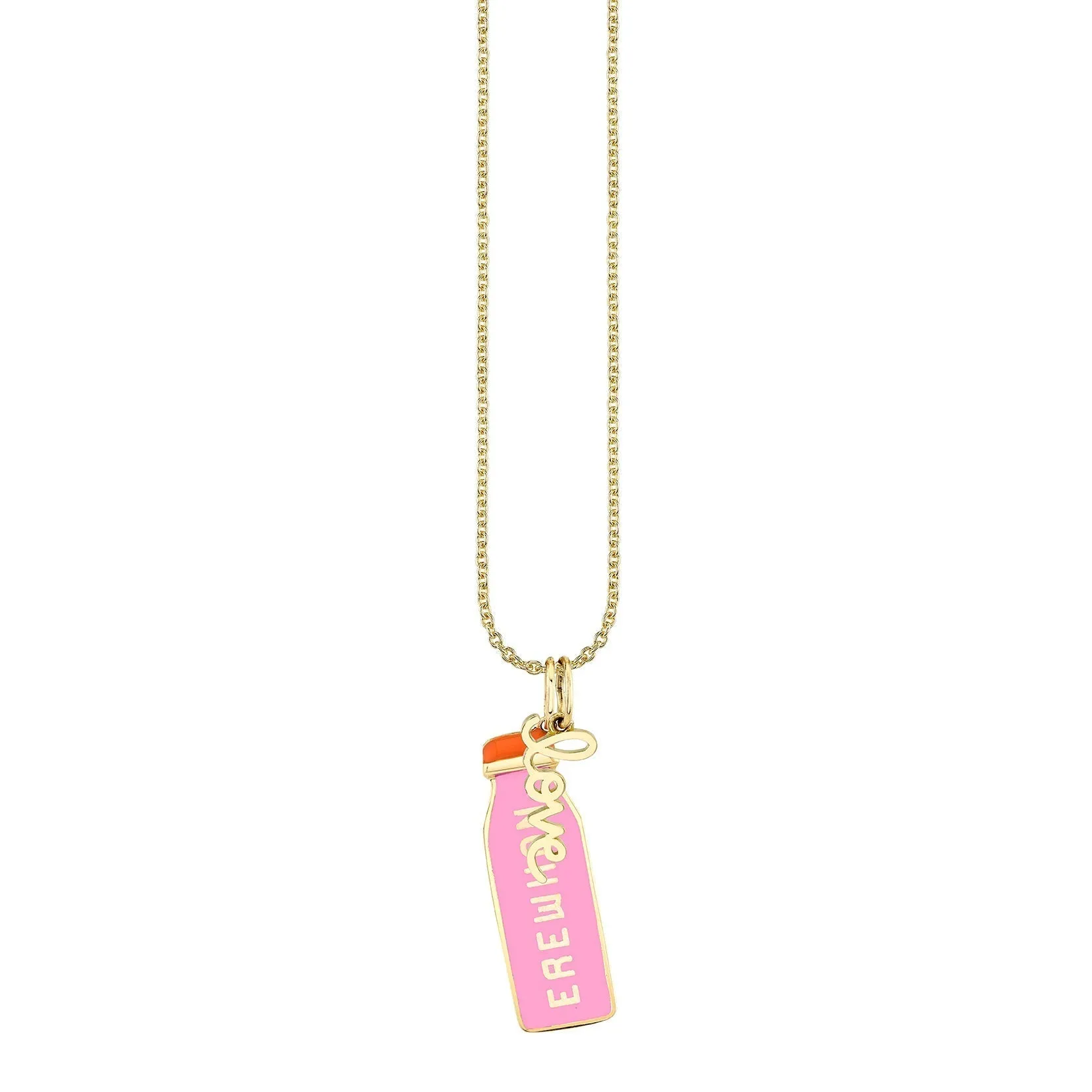 Gold & Enamel Large Erewhon x Sydney Evan Necklace