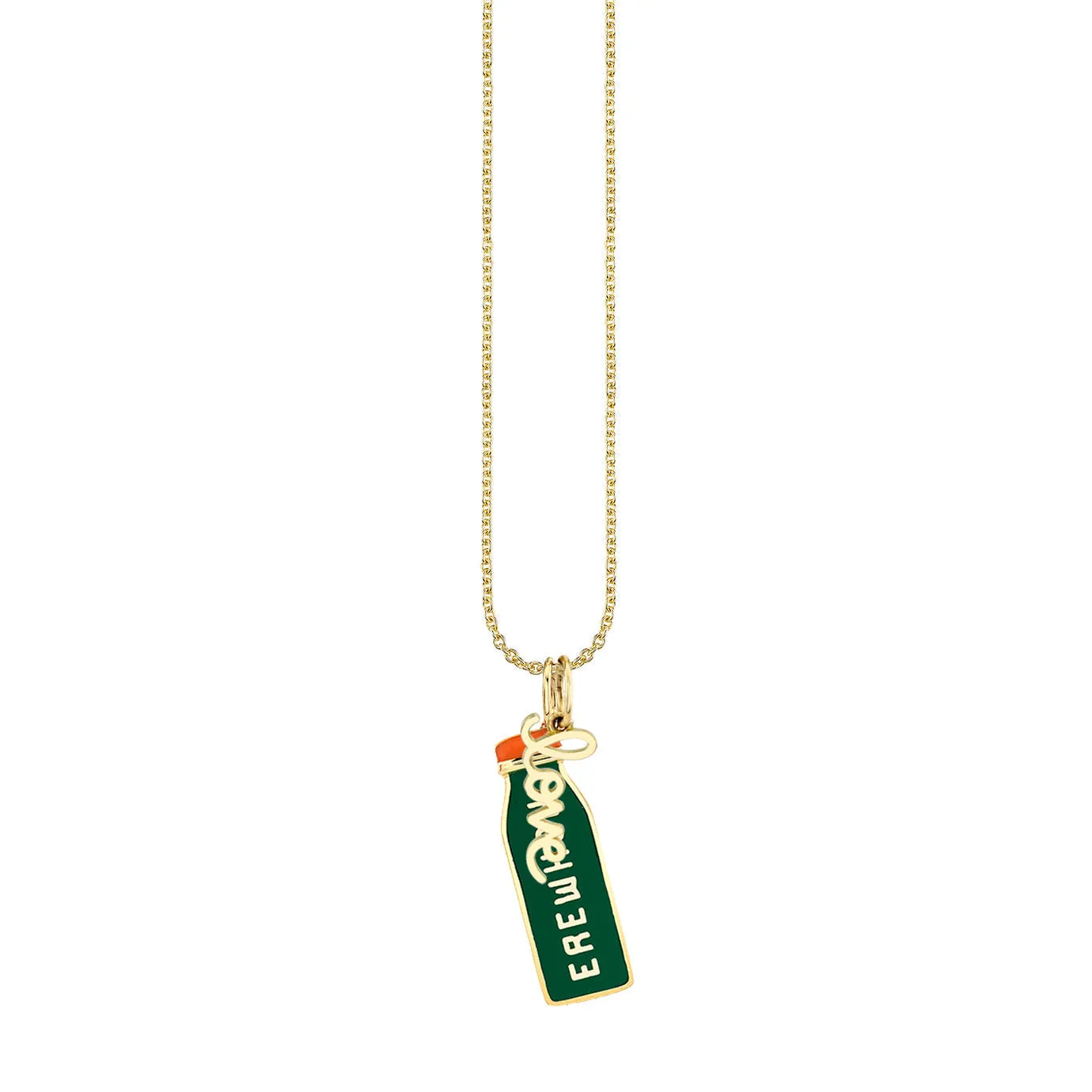 Gold & Enamel Large Erewhon x Sydney Evan Necklace