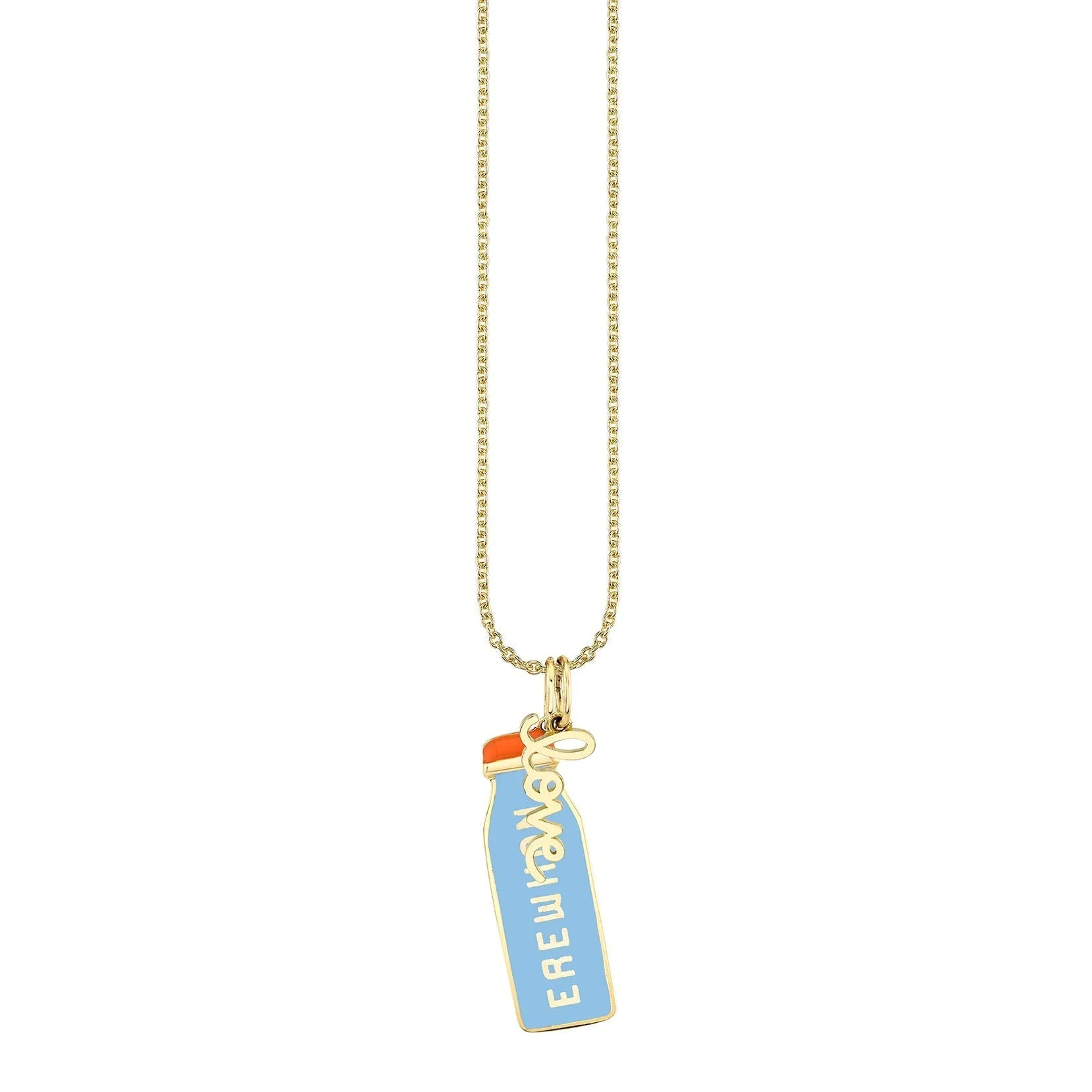 Gold & Enamel Large Erewhon x Sydney Evan Necklace