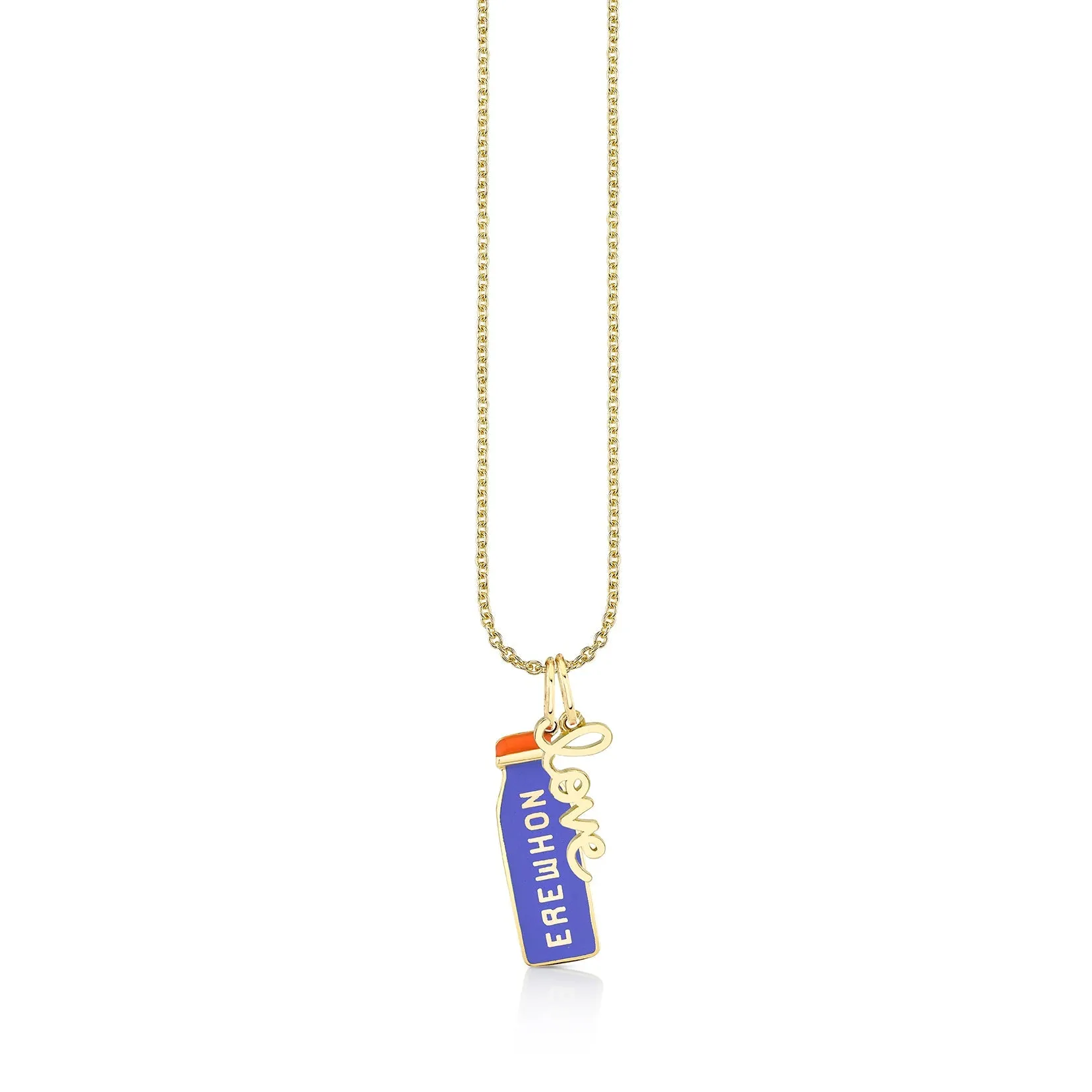 Gold & Enamel Small Erewhon x Sydney Evan Necklace