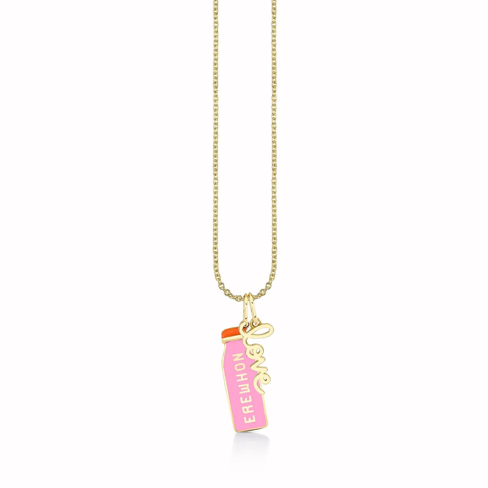 Gold & Enamel Small Erewhon x Sydney Evan Necklace