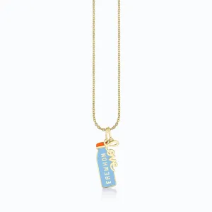 Gold & Enamel Small Erewhon x Sydney Evan Necklace