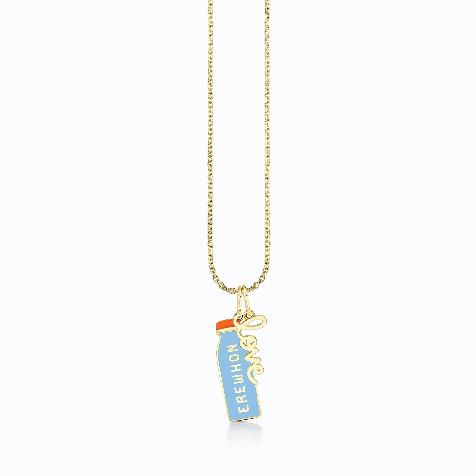 Gold & Enamel Small Erewhon x Sydney Evan Necklace