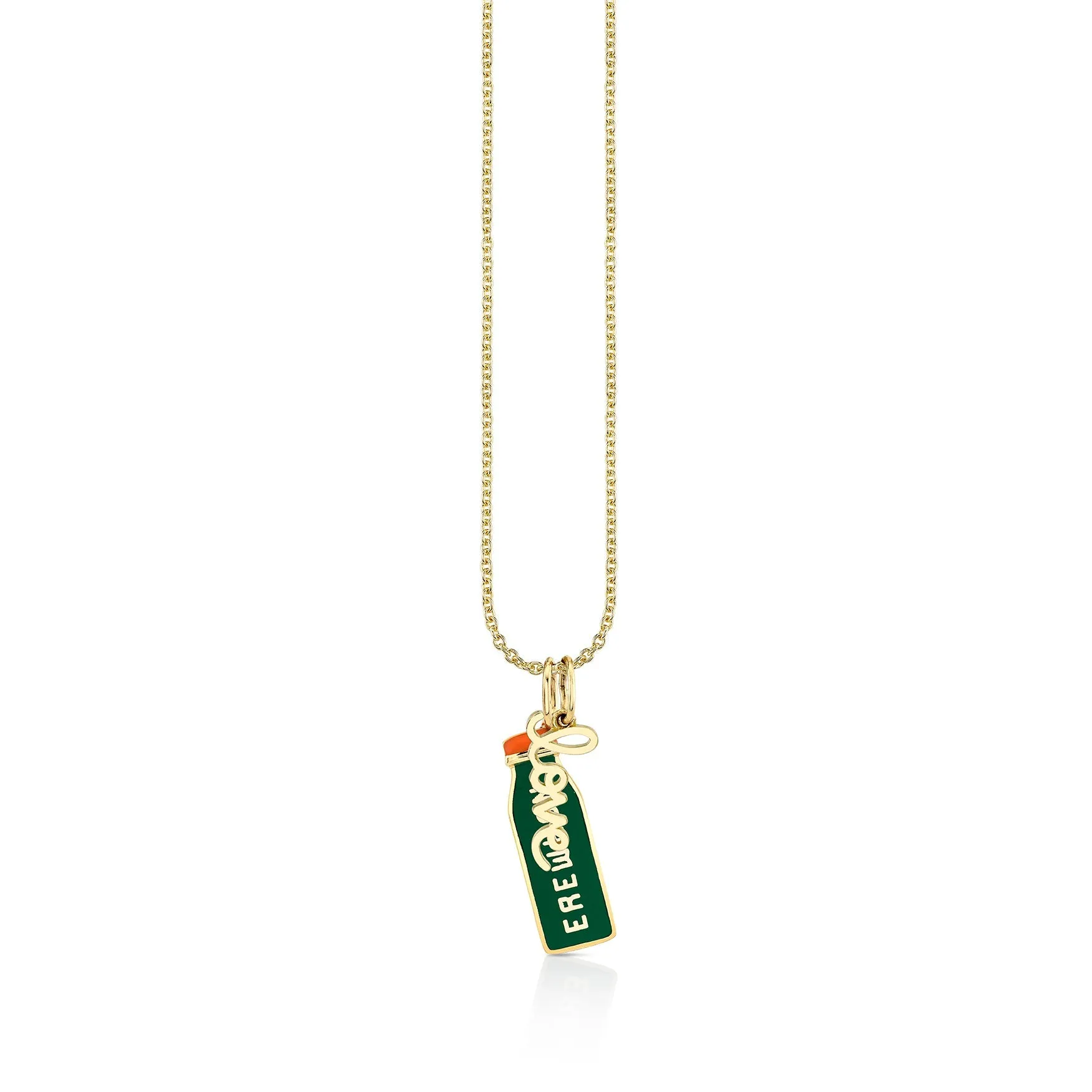 Gold & Enamel Small Erewhon x Sydney Evan Necklace
