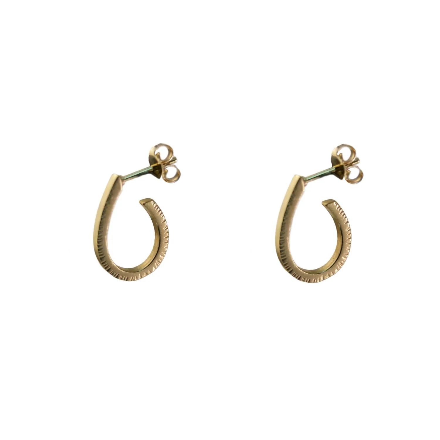 Gold Drop Hoops